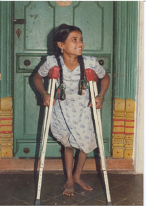in crutches